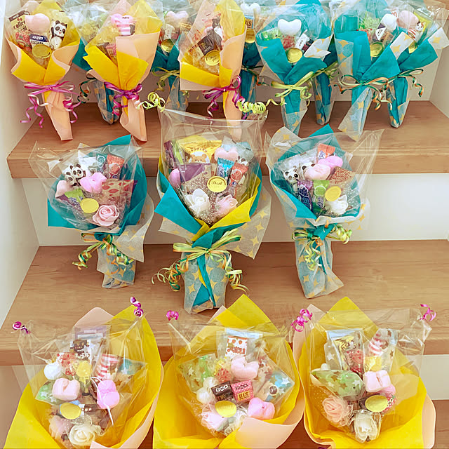 お菓子ブーケ花束代わりで見て楽しめる！かわいいお菓子の市販おすすめランキングベストオイシ