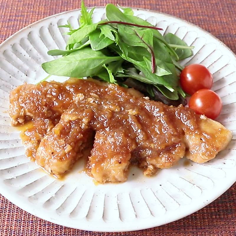 さっぱりトンテキのレシピ・作り方おうちレシピミツカングループ