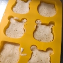 シリコン 型 蒸しパン 電子レンジ オーブン シフォンケーキ 丸型 家庭用 ベーキング ピンク グリーン