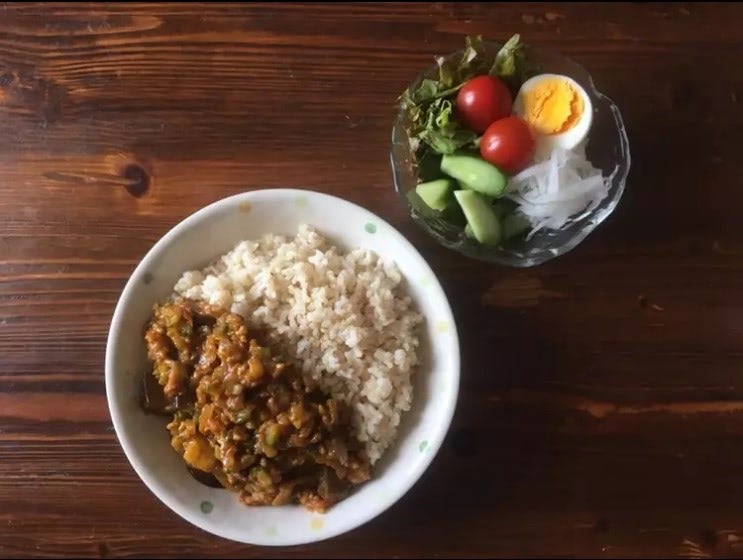 ゴーヤーのドライカレ