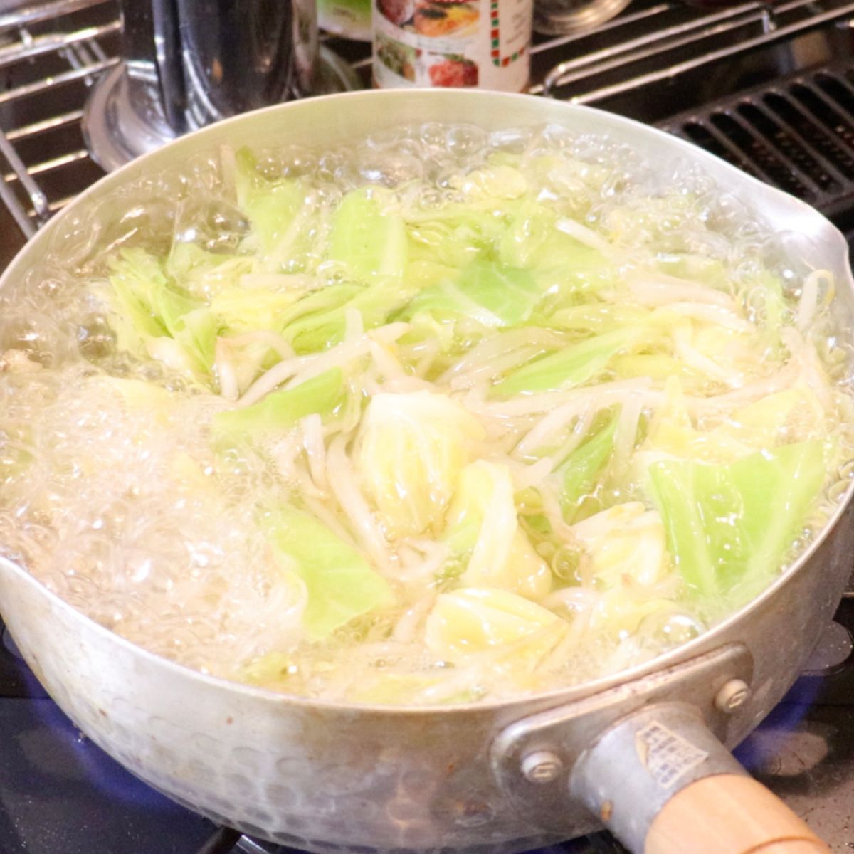 キャベツの下ゆで