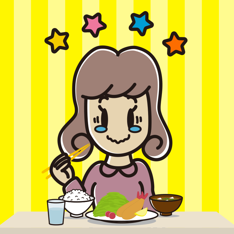 バランスの取れた食事イラスト - No: 1840874無料イラスト・フリー素材なら「イラストAC」