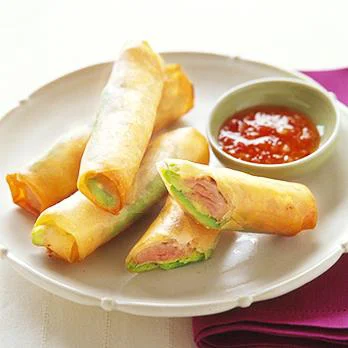 白身魚の春巻き