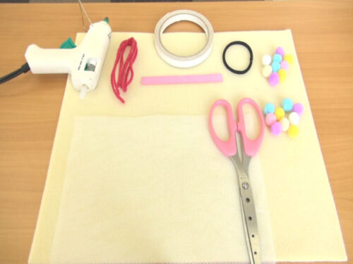 縫わない！チュールリボンのヘアゴムの作り方てごづくり