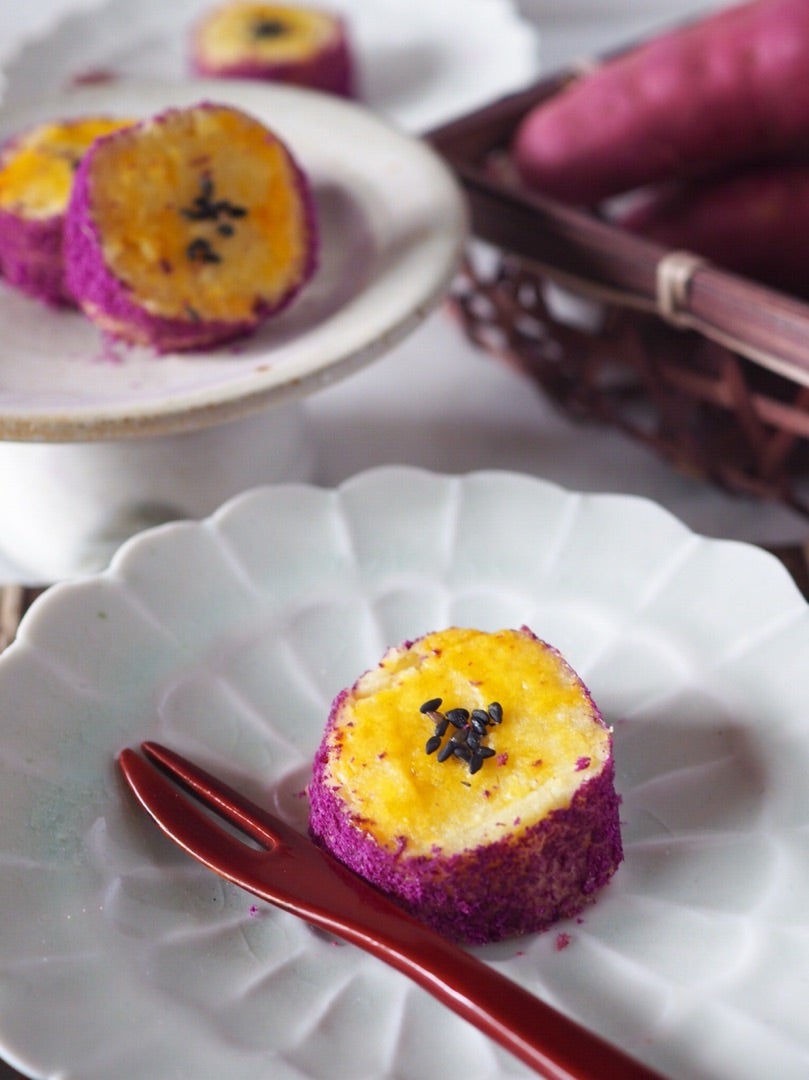 簡単レンジでスイートポテト