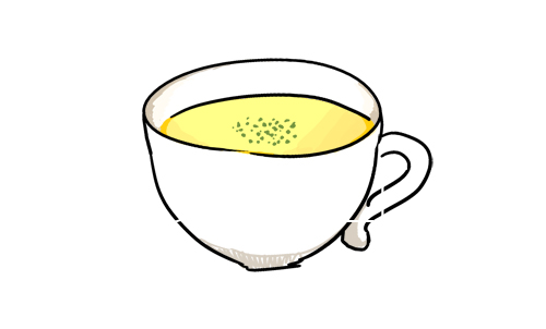 フリーイラストマグカップに入ったコーンスープパブリックドメインQ：著作権フリー画像素材集