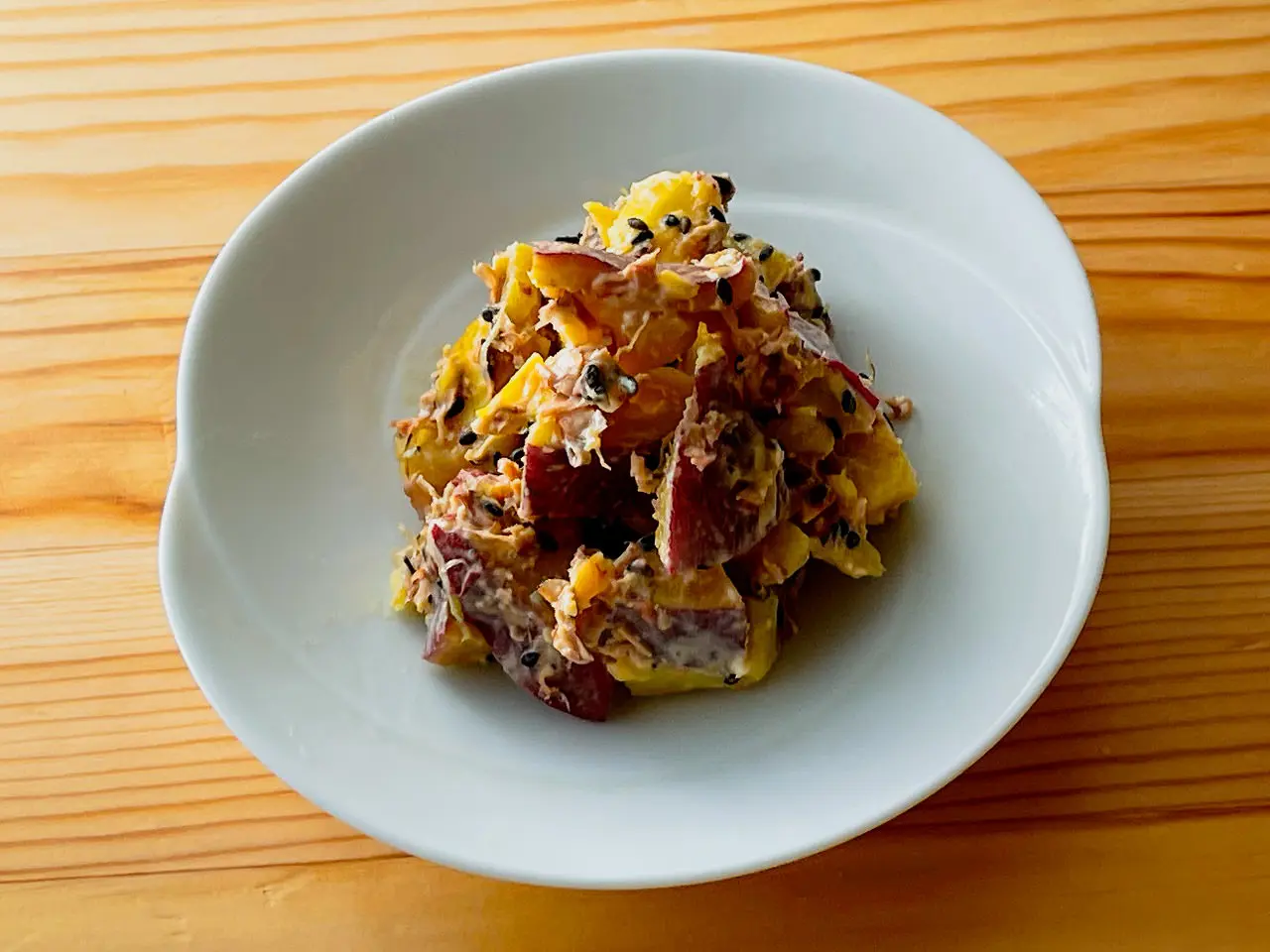 角切りさつまいもde和風なポテトサラダ by にゃん子っちクックパッド簡単おいしいみんなのレシピが392万品