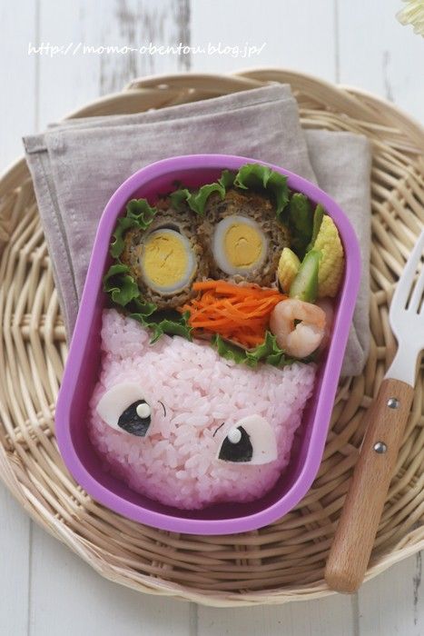 息子弁当 ポケモン☆ミュウ&ミュウツー キャラ弁 海苔切りちーちゃん＊キャラ弁♪