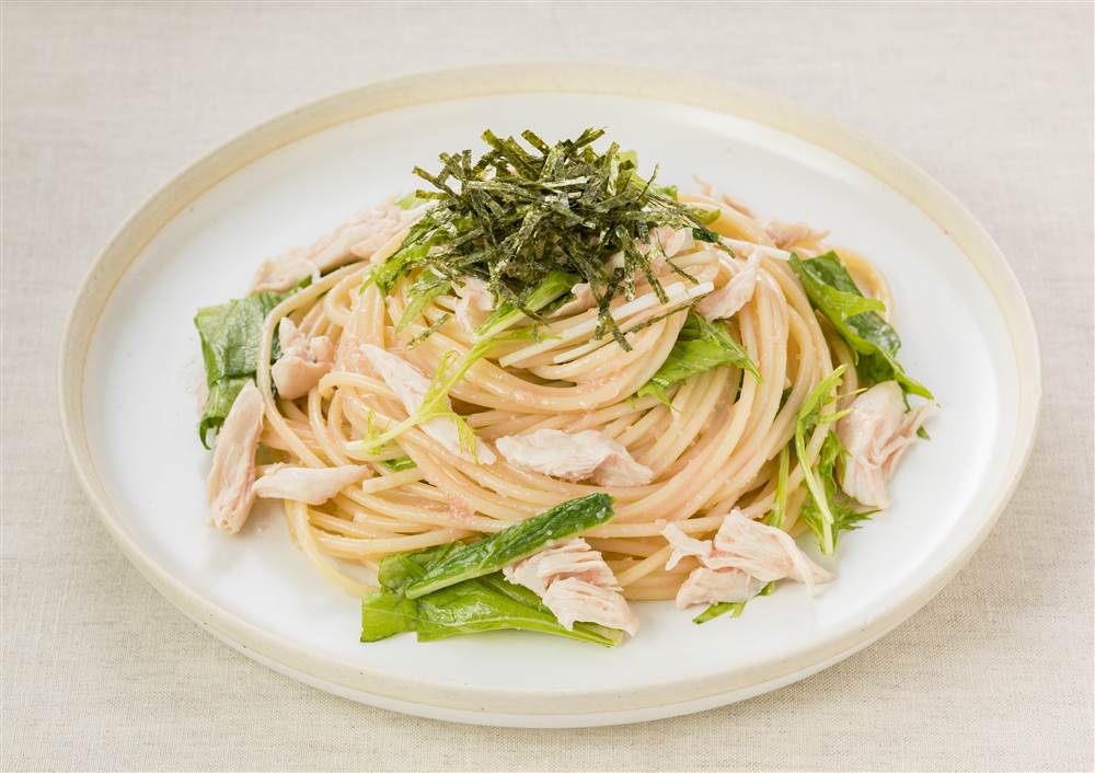 「タラコパスタ」の献立