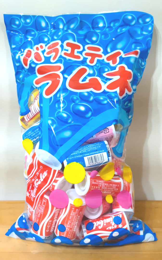 コストコ バラエティーラムネ 駄菓子屋さんで人気なオリオンのミニボトル入りのラムネが安くて美味しいよ