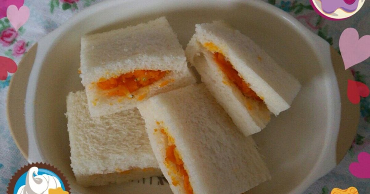 1歳の子どもの卵サンド〜パクパク期