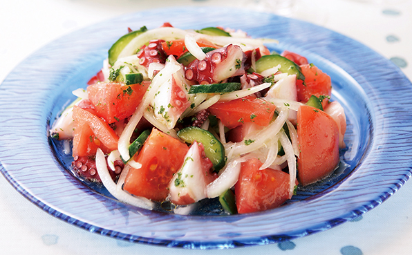 簡単に作れる！タコのセビーチェ - アウトドアキャンプ飯🍋