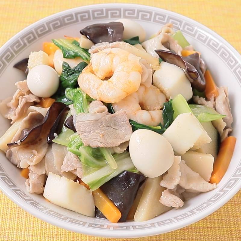 とろとろボリューミー！ 豚肉とチンゲン菜のあんかけ丼