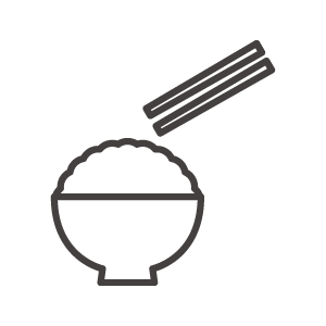 食べ物無料のAi・PNG白黒シルエットイラスト
