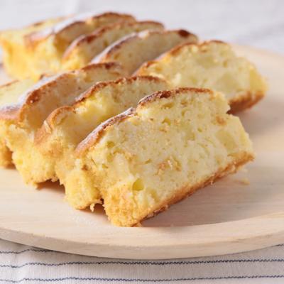 ホットケーキミックスで簡単! フライパンで作るりんごケーキのレシピ