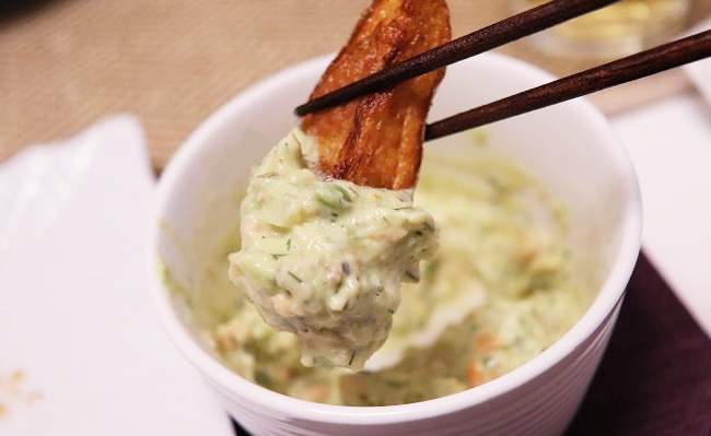 スモークサーモンとアボカドの簡単ディップレシピ