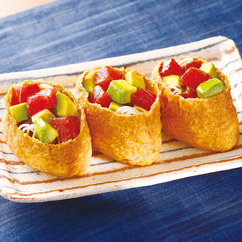 国産だし醤油で味付け簡単♪七夕そうめん稲荷