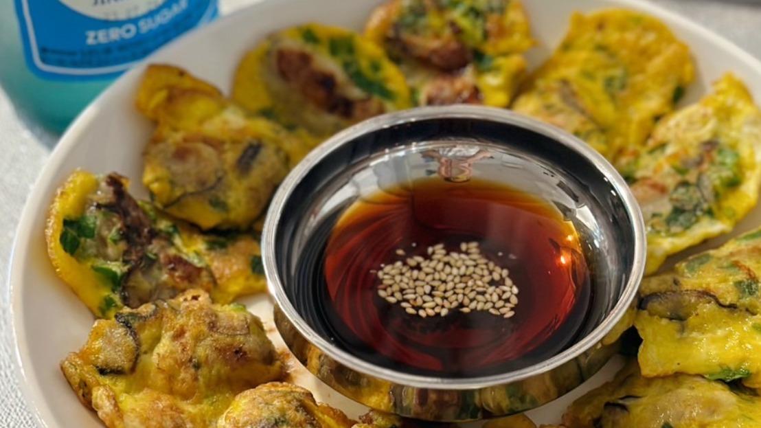 カキとほうれん草のオイバタソテ