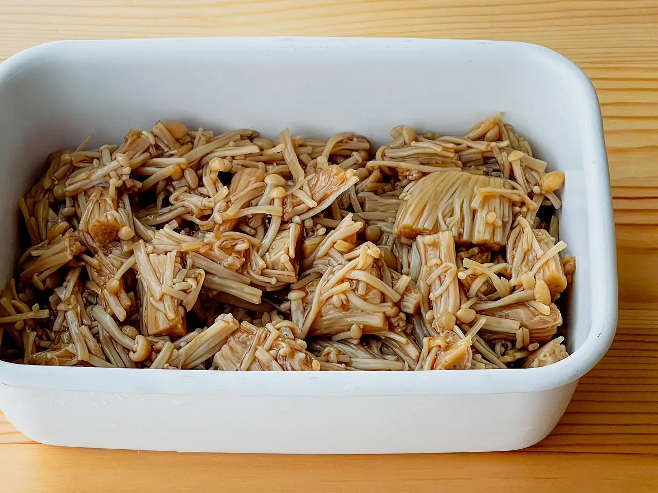 レンジで簡単！ほうれん草とえのきのなめ茸和え