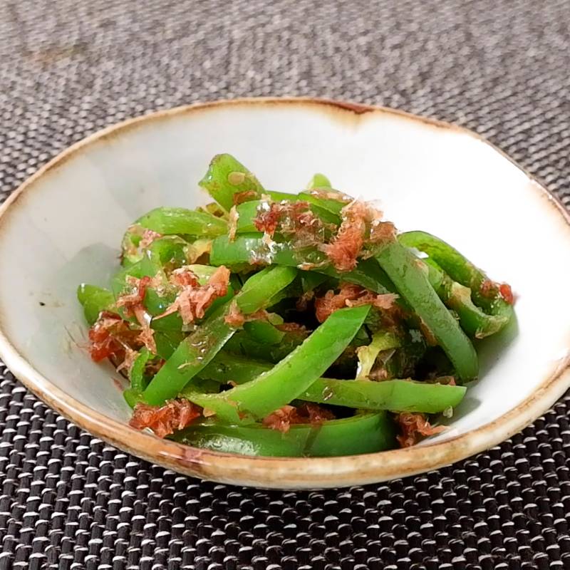 ピーマンのピリ辛鰹節炒め by ザビたんクックパッド簡単おいしいみんなのレシピが392万品