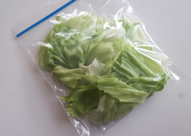 サニーレタス☆丸ごと保存方法~♪