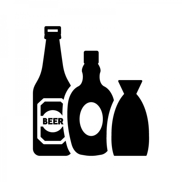 人間のシルエットのずんぐりした欧州瓶から酒を注ぐ ストックベクター ©CD123 44850981