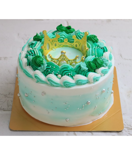 推しケーキ 手作り 緑TikTok