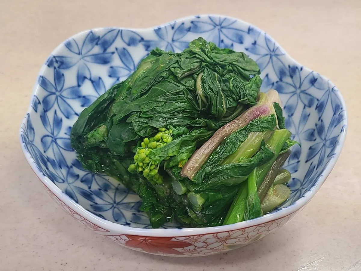 紅菜苔 菜の花 とタコの和風ぺぺロン