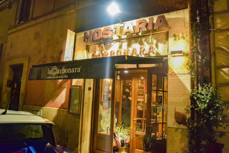 カルボナーラ発祥のお店？「La Carbonara」：ローマでカルボナーラお薦めレストラン５選 イタリア- 日常と非日常の間
