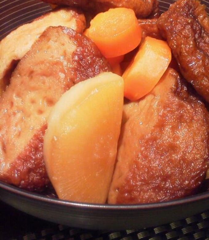 大根と人参とさつま揚げのたいたん 煮物