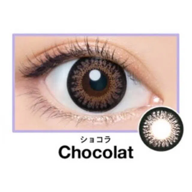 カラコン着画＆レポAngelcolor Bambi Series 1day エンジェルカラー バンビシリーズワンデー カシスブラウン