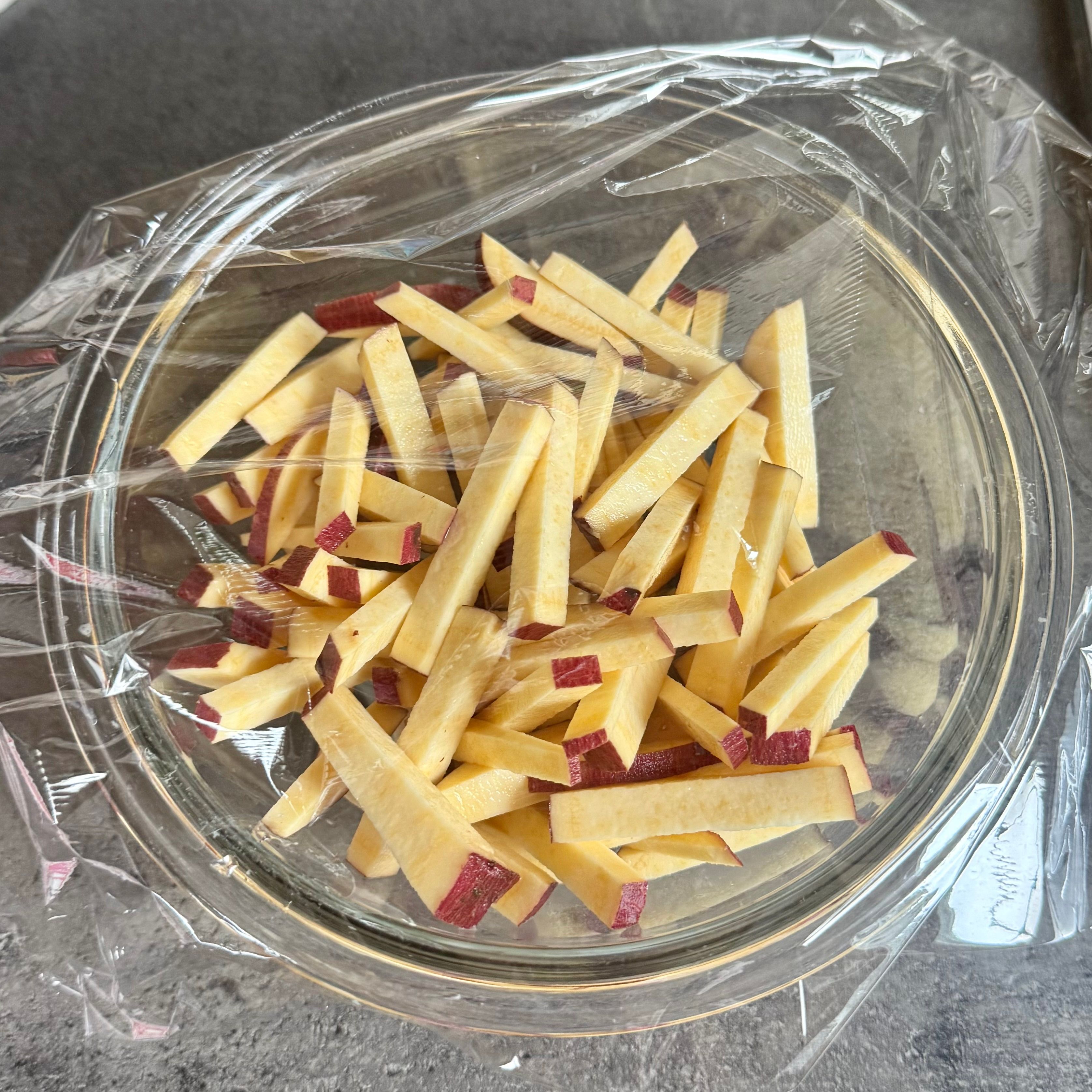 さつまいもとにんじんのバターきんぴら