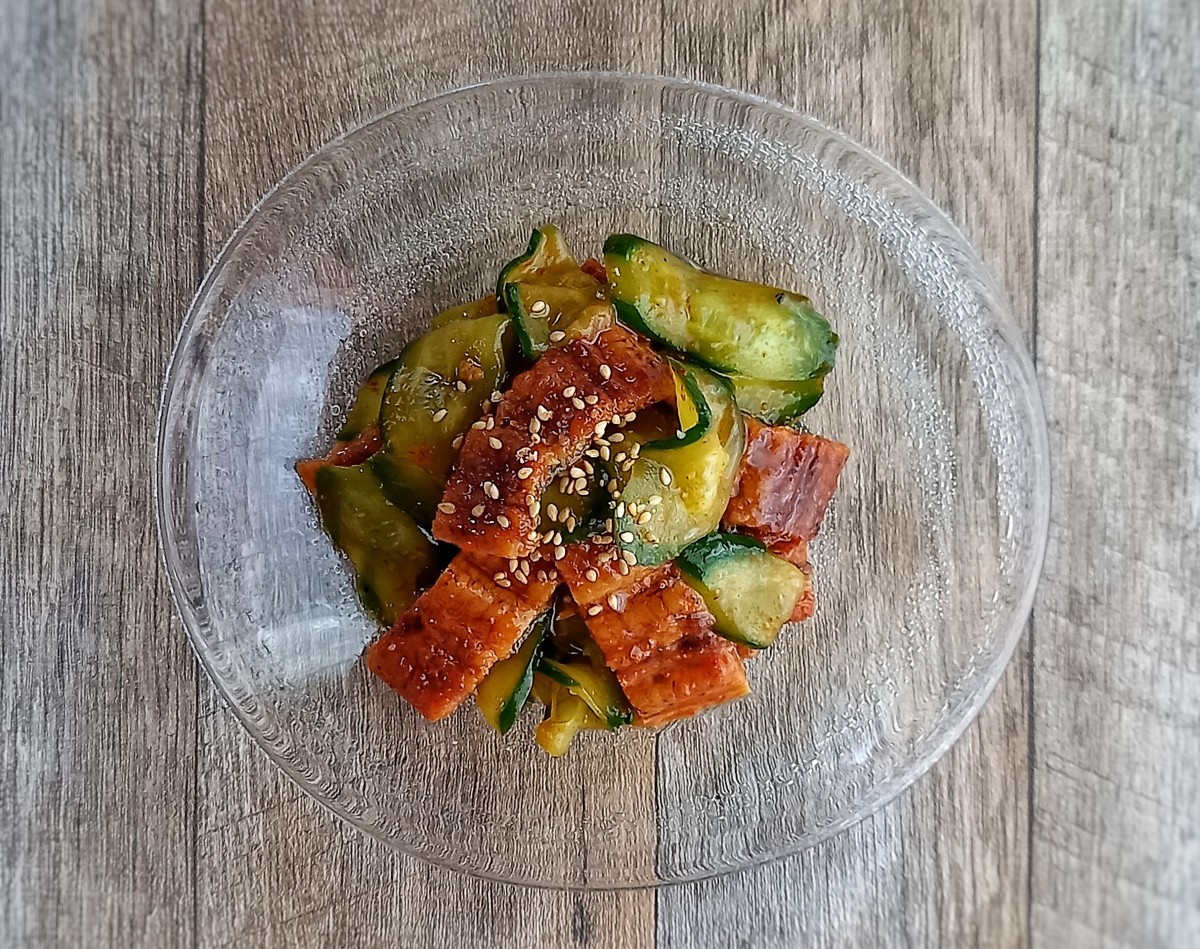 うなぎときゅうりの海苔巻き