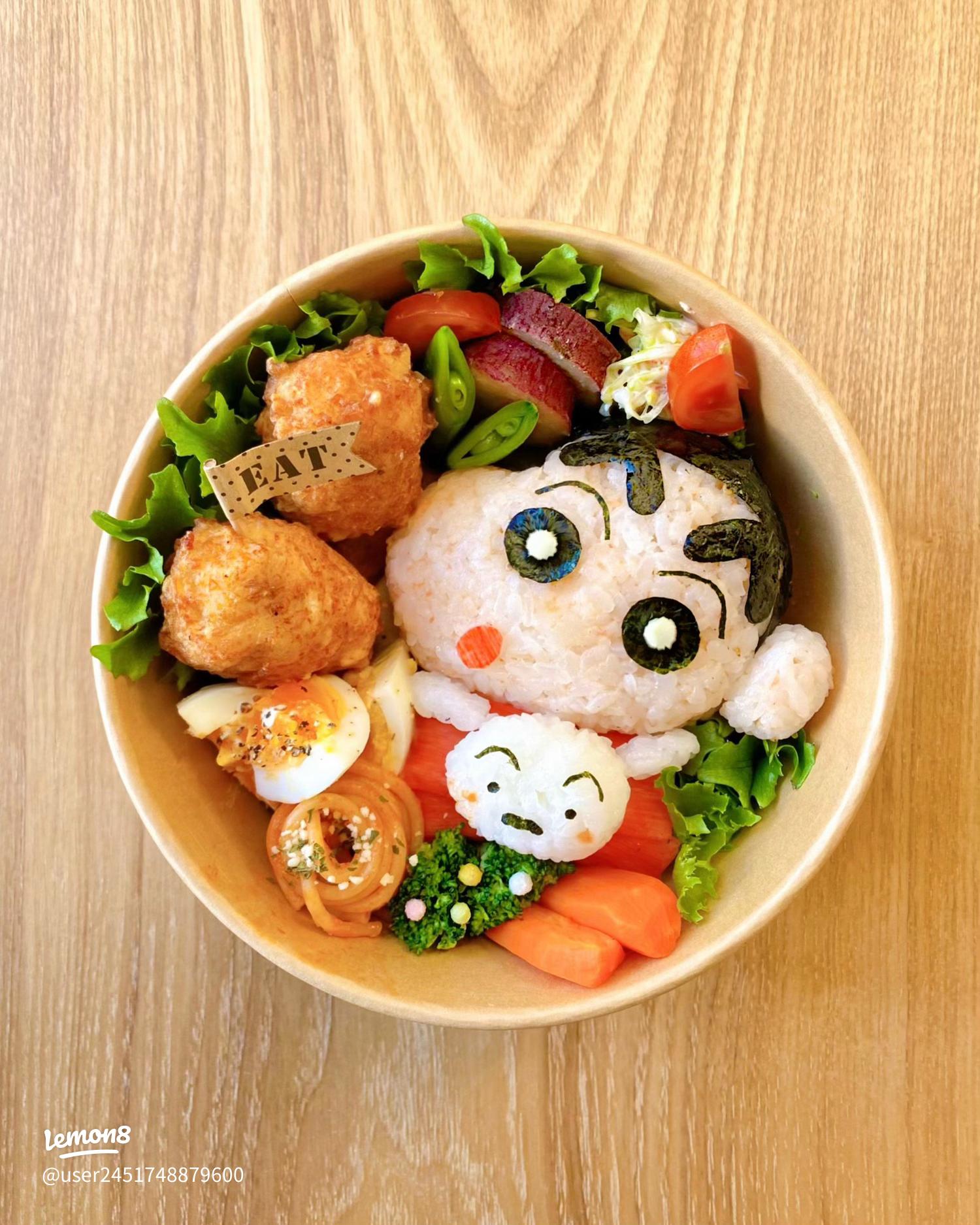 ツッパリおにぎりのつくり方：簡単キャラ弁特集