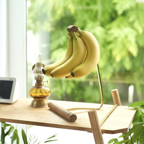 バナナスタンド 木製 バナナツリー ボヌールBonheur 天然木 バナナ 収納 吊るす バナナ掛け バナナホルダー バナナ台 バナナフック鮮度 置き 掛け 吊り下げ おしゃれ 北欧 北欧風