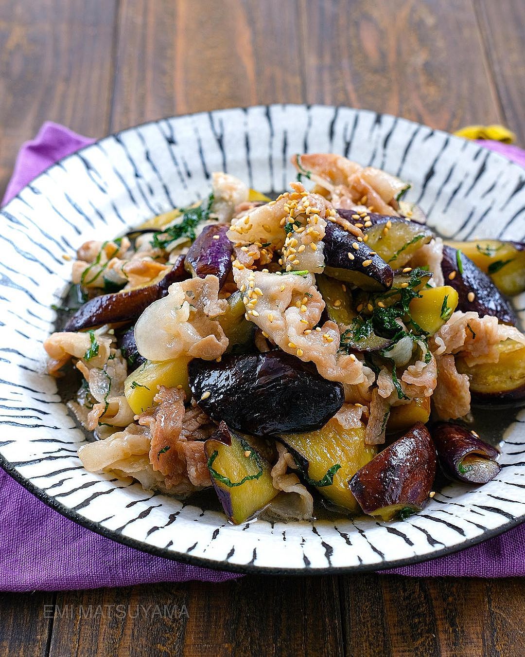 茄子と豚バラのさっぱりレシピ大葉豚なすの作り方