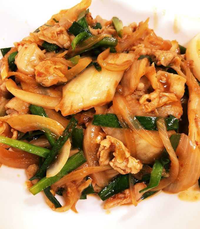 豆腐入り豚キムチ