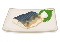 フリーイラスト焚き火と焼き魚パブリックドメインQ:著作権フリー画像素材集