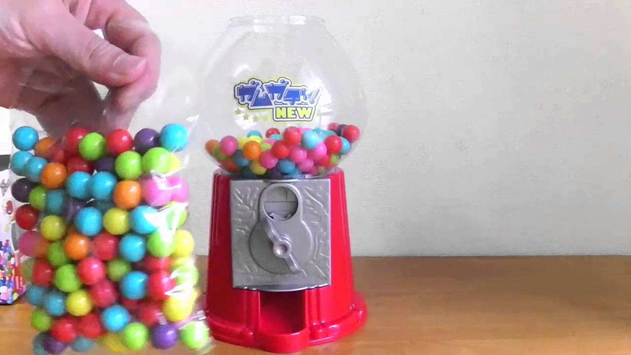 COLOUR太鼓判のお勧めガム！ ゆうパケット発送 ガム 詰め替え 美味しい CROWN ガムボールマシーン用詰替えガム 18mm玉 100個入り約400g バブルガム 国産 日本製 アメリカ雑貨 アメリカン雑貨ガムボールマシーンアメリカン雑貨COLOUR