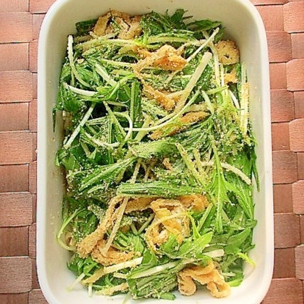 作り置き ほうれん草と焼き油揚げのおひたし