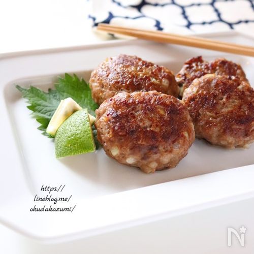 おうち居酒屋！しっかり味の豚つくね