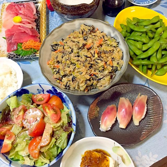 鶏肉と茄子のおろし和え