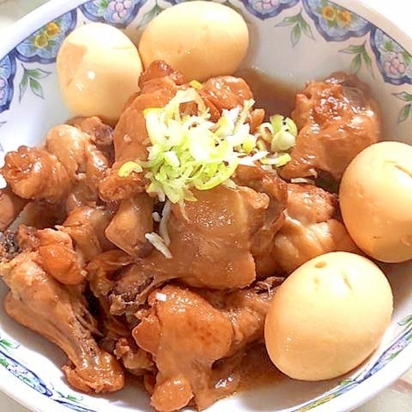 下処理激楽。ホロリ圧力鍋並み白だし大蒜手羽先おでん 糖質7.4g旨ブロ 美味しい低糖質・ダイエットレシピサイト