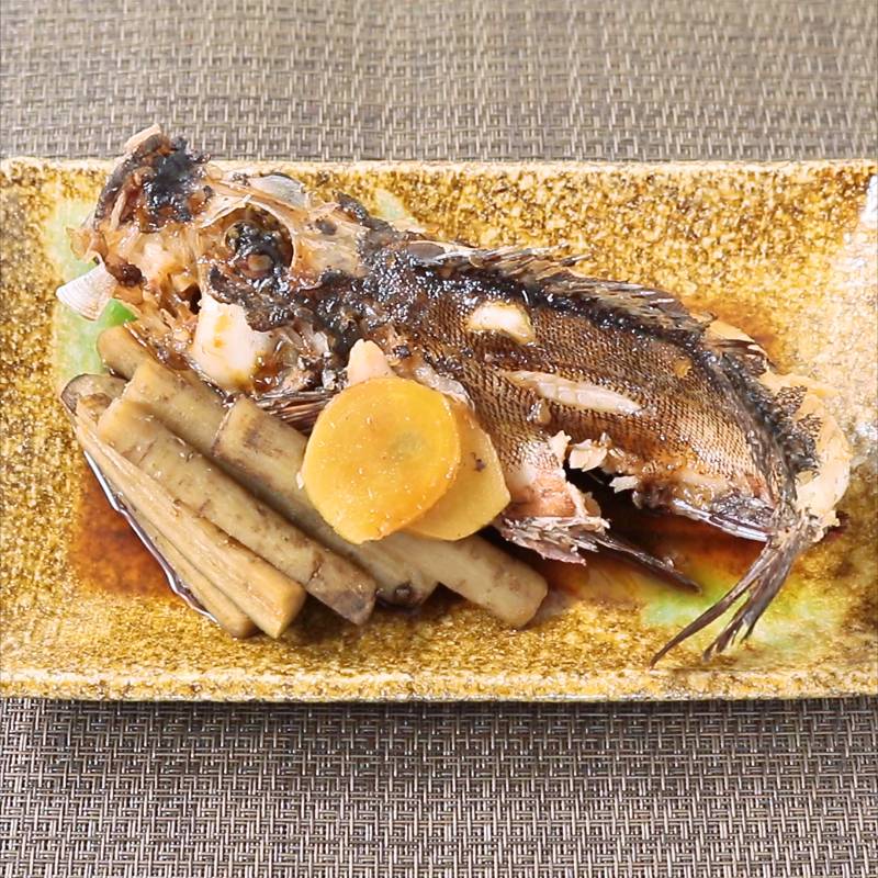 いつものガシラ煮付け カサゴ