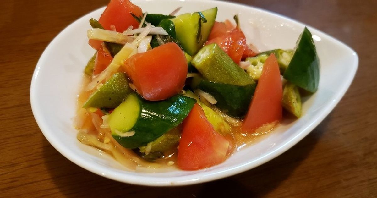 夏野菜のサラダ・保育園給食