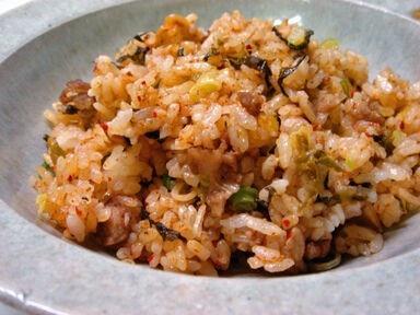 明太高菜チャーハン