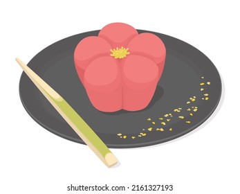 和菓子 食べ物 イラストセット213032282 毎月1点無料 フリー のストックフォト イメージマート