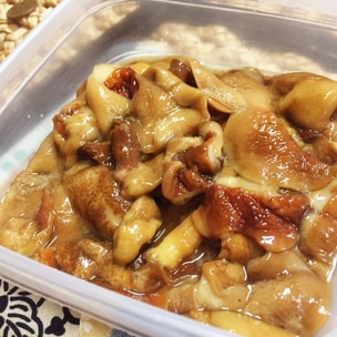 シャカシメジの収穫と料理TikTok