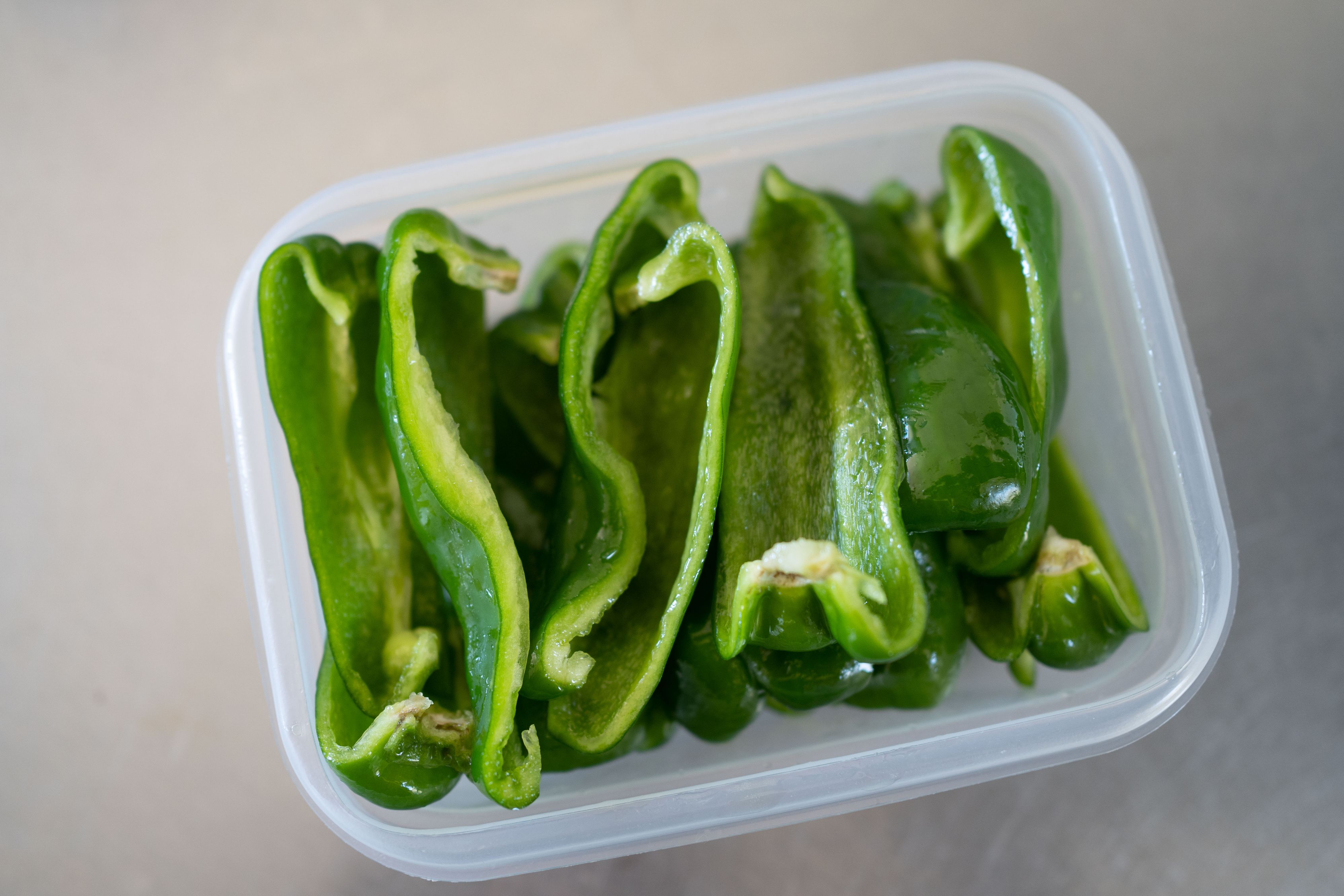 ピーマンの丸ごとおひたし