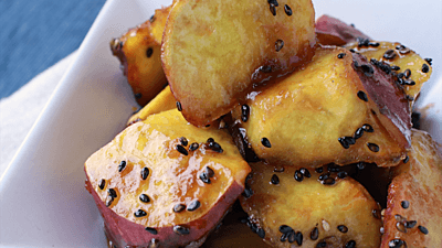 ほっくり優しい甘み！ さつまいもごはん弁当